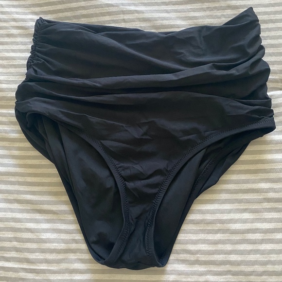 JCREW High-waisted Ruched Bikini Bottom - Picture 2 of 4